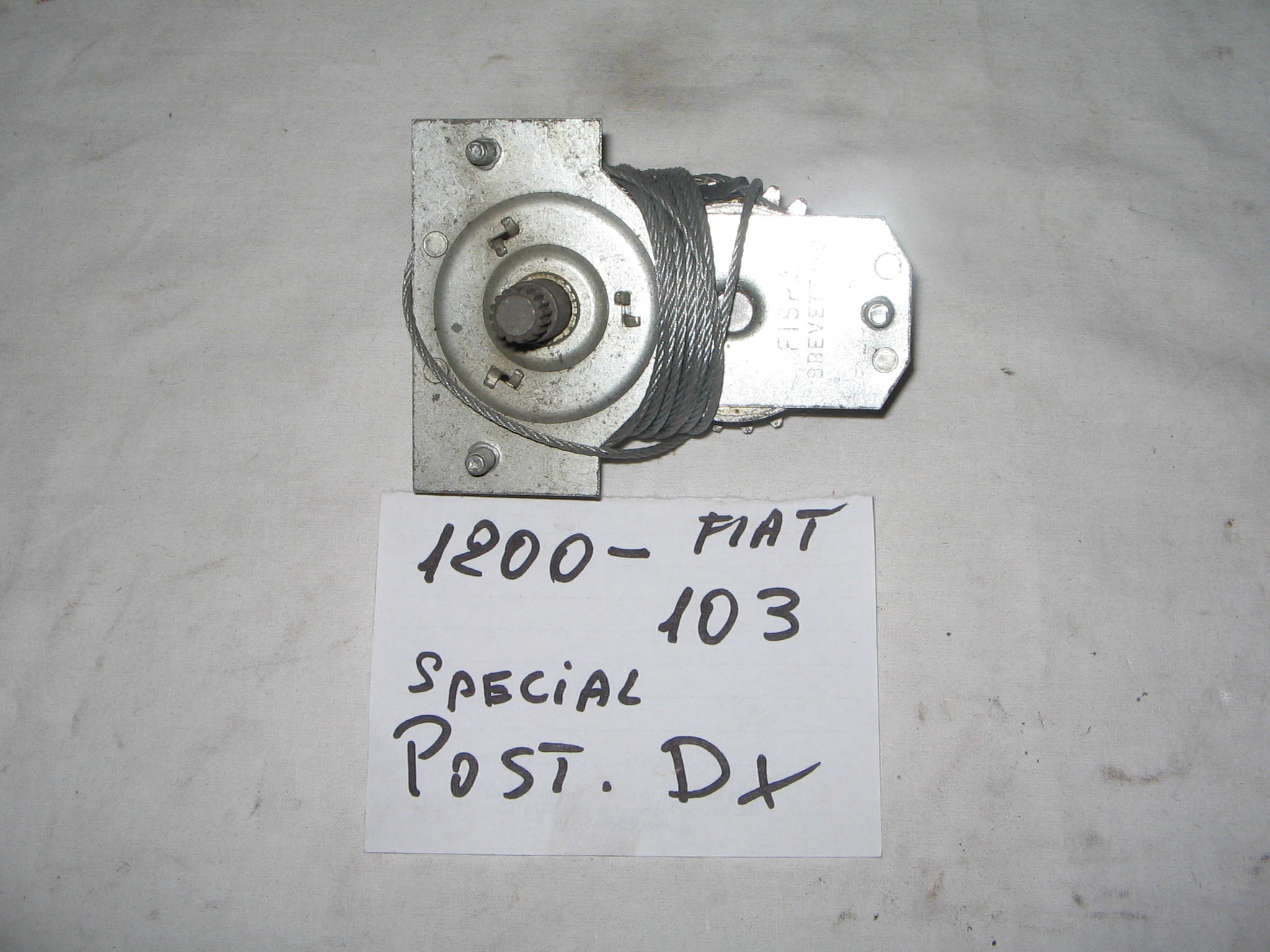 ALZACRISTALLO FIAT 1200 103 SPECIAL N.656